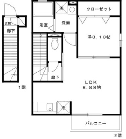 プリムラガーデンの物件間取画像